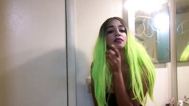 Latina Teen Cosplay Squirts Pubic Bathroom Party