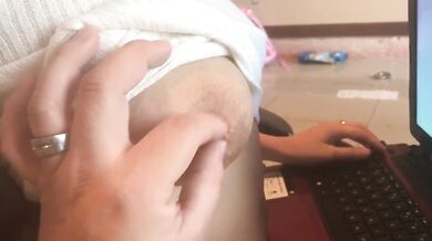 Math tutor lets me touch her puffy nipples for class discounts