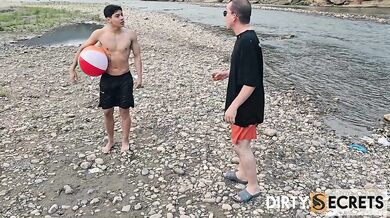 Stepsis gags then gets throat fucked by craving stepbro in her swimwear