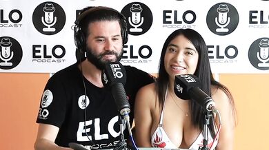 18YO Latina’s Juicy Ass Gushes in Spicy Podcast Interview