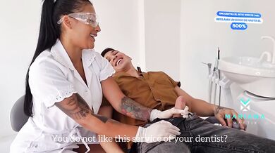 Dentist Gushing Under Big Cocks During Cowgirl