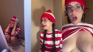 Big tits cosplay dungeon boss bounces with loud moaning and eye contact