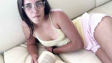Step Sis Daisy’s Tan Line Tank Top Cowgirl Pre Cum Edging Game