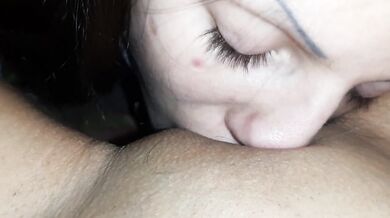 Her tongue makes my cunt gush wet kisses then I fuck her gorgeous mature pussy
