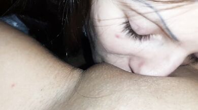 Her tongue makes my cunt gush wet kisses then I fuck her gorgeous mature pussy