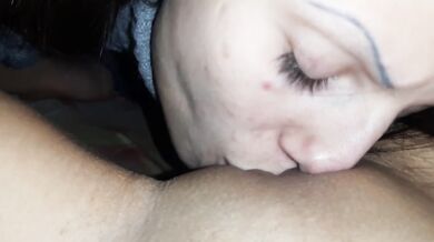 Her tongue makes my cunt gush wet kisses then I fuck her gorgeous mature pussy