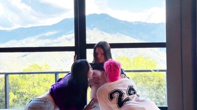 Old friends Ex-university slutty confession sucking big tits and clits