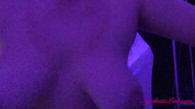 Hot girl with heavy tits gets jizzed raw in public toilet