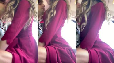 Bridesmaid Cowgirl Gushes on Soft in Truck Parking Lot