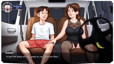 Summertime Saga car ride home quiet then house erupts won’t stop screaming