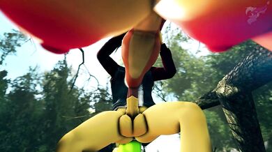 thrill ride in Blowjob compilation dew on areolas