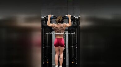 Squat Rack Orgy Wide Gape Girl Muscle Clip Live
